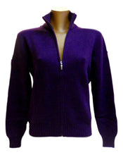 Carica l&#39;immagine nel visualizzatore di Gallery, Giacca Donna Bomber Zip in Cashmere e Lana
