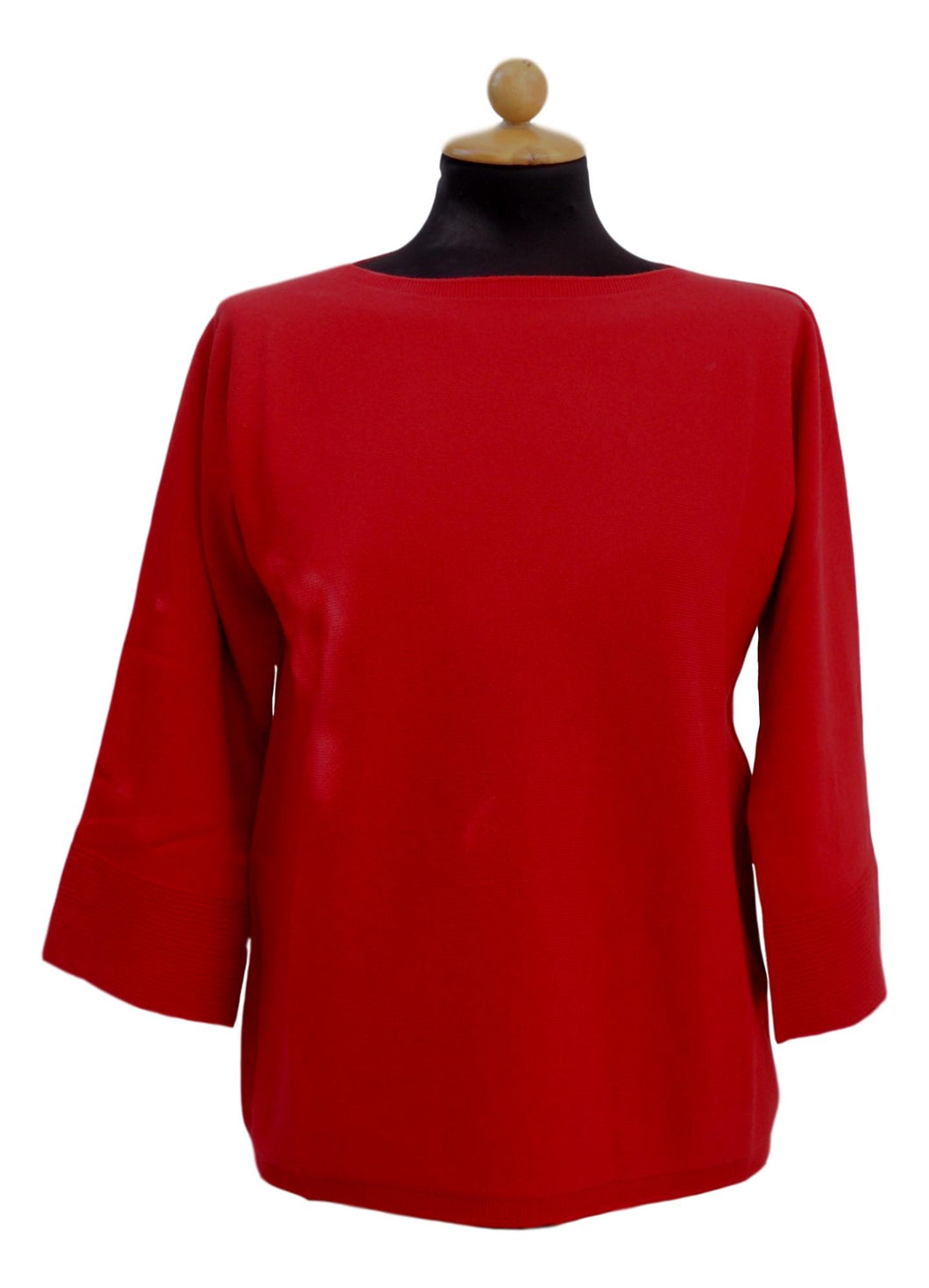 Maglione Donna Barchetta Con Manica 7/8 a Campanella